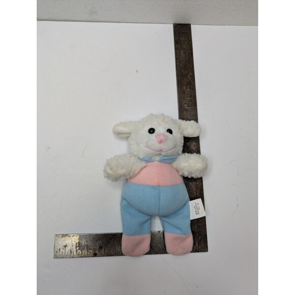 🍁 3/$20 Plush Creations Inc Mini Sheep Lamb Finger Walking Puppet 1995 Vintage - Picture 2 of 6